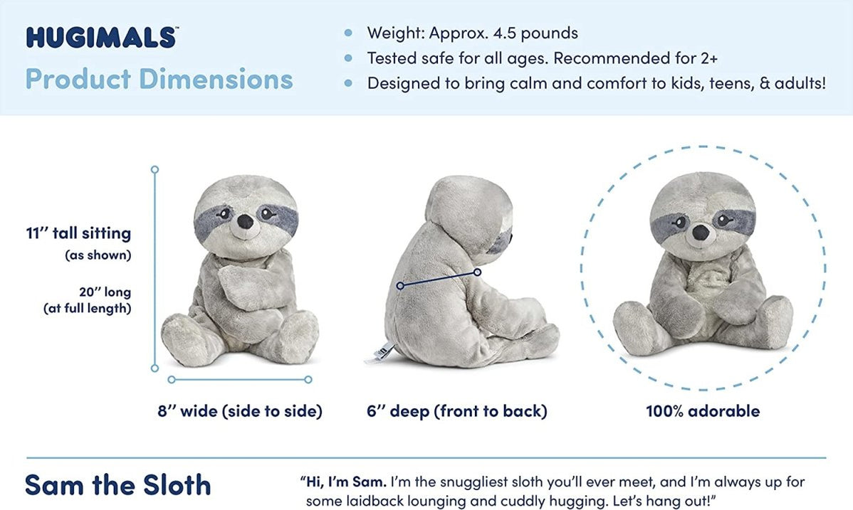 Weighted stuffed animals, hugimals #1 Canada, limited stock | BETTER